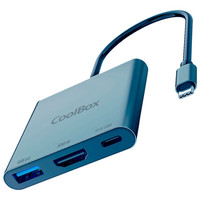 Coolbox MINIDOCK C31 USB-C 1PD100W/1USB-A/1HDMI 4K-121 Coolbox MINIDOCK C31 USB-C 1PD100W/1USB-A/1HDMI 4K