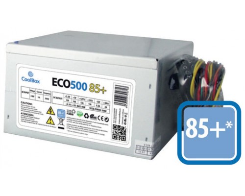 FUENTE COOLBOX ECO500 85% 300WT 12CM FAN (Espera 4 dias)