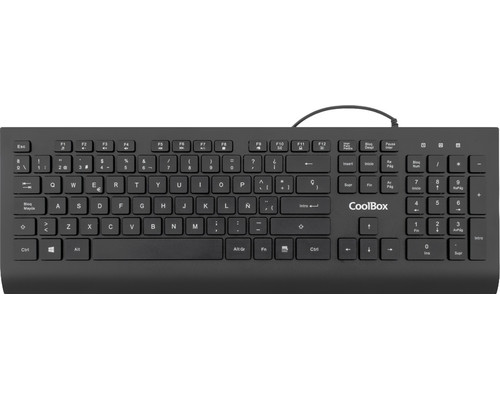 COOLBOX TECLADO USB TECLAS CHOCOLATE 1.8M DE CABLE 610G. SILENCIOSO-2591 COOLBOX TECLADO USB TECLAS CHOCOLATE 1.8M DE CABLE 610G. SILENCIOSO