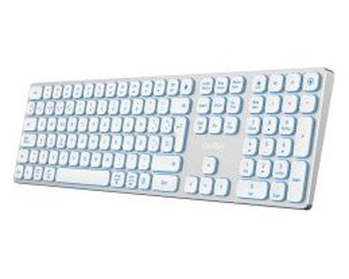 Coolbox Teclado Inal.Retroil. MOONLIGHT B431 Blanc-124 Coolbox Teclado Inal.Retroil. MOONLIGHT B431 Blanc