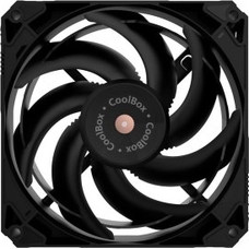 VENTILADOR AUXILIAR 120MM V12 NEGRO COOLBOX (Espera 4 dias)