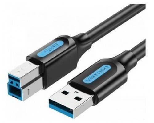 CABLE USB 3.0 TIPO-B/M A USB-A/M 3 M NEGRO VENTION (Espera 4 dias)