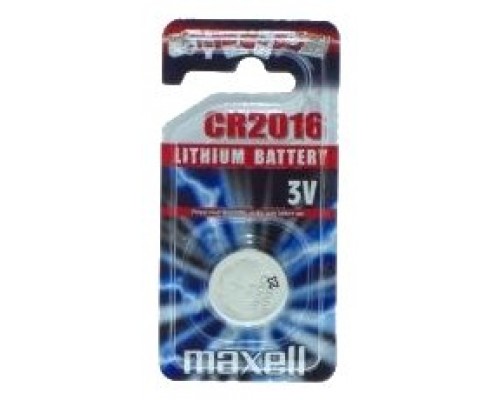 PILAS CR2016 MAXELL CR2016-B1 GD 3V BLISTER 1 UNIDAD