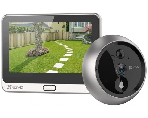 TIMBRE CON MIRILLA SIN CABLES ORO DP2C EZVIZ
