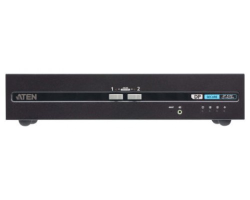 ATEN Switch KVM de seguridad avanzada DisplayPort dual display USB de 2 puertos (compatible con PSD PP v4.0) (Espera 4 dias)