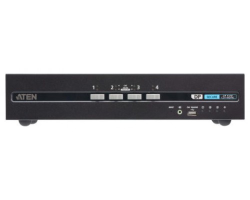 ATEN Switch KVM de seguridad avanzada DisplayPort dual display USB de 4 puertos con CAC (compatible con PSD PP v4.0) (Espera 4 dias)