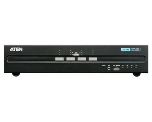Aten Switch KVM seguro HDMI dual display USB de 4 puertos (compatible con PSS PP v3.0) (Espera 4 dias)