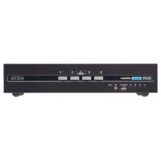 ATEN Switch KVM de seguridad avanzada HDMI dual display USB de 4 puertos con CAC (compatible con PSD PP v4.0) (Espera 4 dias)