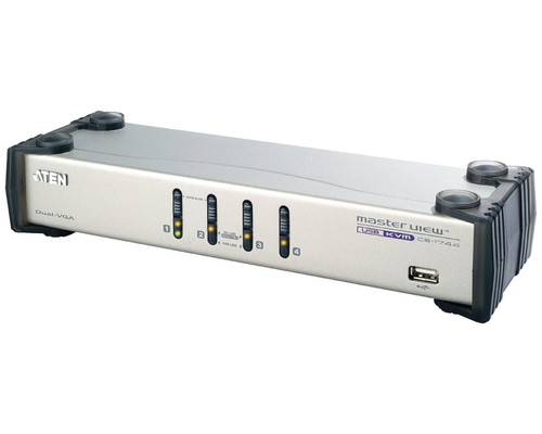 Aten CS1744 interruptor KVM Blanco (Espera 4 dias)