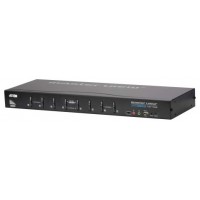 ATEN SWITCH 8-PORT USB DVI KVM WITH USB PERIPHERAL SUPPORT, AUDIO AND BROADCAST MODE (CS1768-ATA-G) (Espera 4 dias)