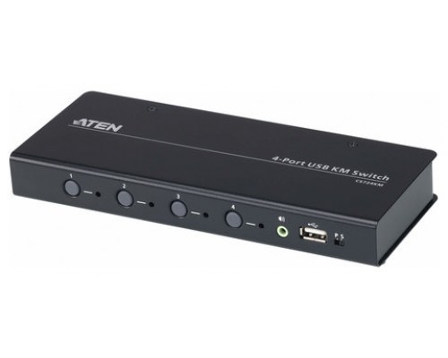 Aten CS724KM interruptor KVM Negro (Espera 4 dias)