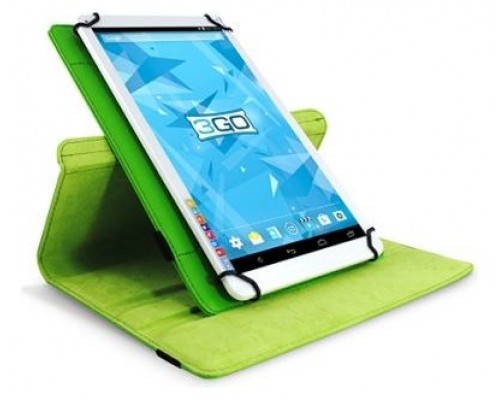 3go - Funda tablet universal 7" verde.