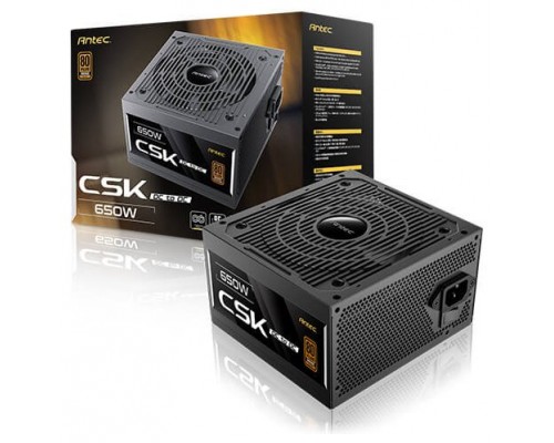 FUENTE ALIM. 650W 80+ BRONZE CSK DC NEGRO ANTEC (Espera 4 dias)