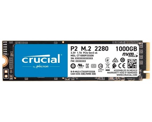 SSD CRUCIAL P2 1TB M2-14210 SSD CRUCIAL P2 1TB M2