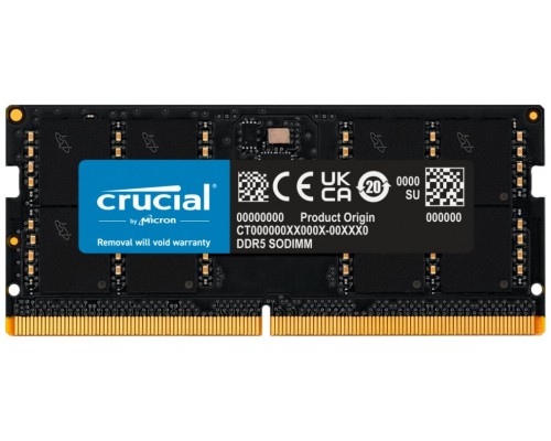 SODIMM DDR5 32GB 5600MHz CRUCIA CT32G56C46S5
