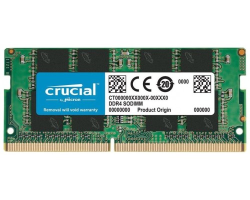 MODULO SODIMM DDR4 8GB 3200MHZ CRUCIAL CL22 1.2V (Espera 4 dias)