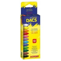 ESTUCHE DE 12 UNIDADES CERAS DACS BLANDAS NO MANCHAN DACS DA050290 (Espera 4 dias)