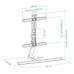 SOPORTE TOOQ DB3265F-B