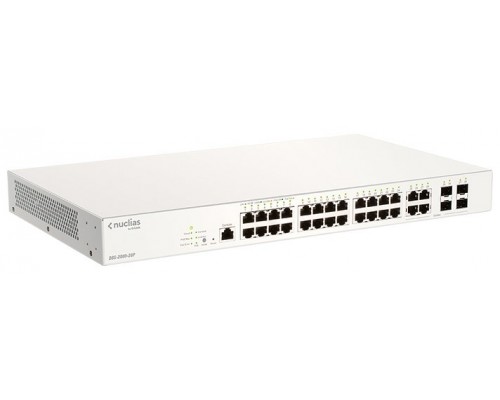 D-LINK SWITCH SMART NUCLIAS CLOUD 28 PUERTOS 10/100/1Gbit w/4 Gbit.SFP 370W PoE+ (Espera 4 dias)