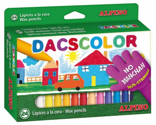 ESTUCHE 24 CERAS DE COLORES DACSCOLOR DACS DC050295 (Espera 4 dias)