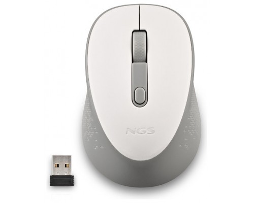 NGS RATON INALAMBRICO 800/1600DPI Blanco