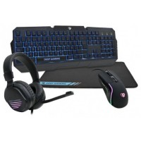 COMBO TECLADO/RATON/AURICULARES/ALFOMBRILLA COOLBOX (Espera 4 dias)