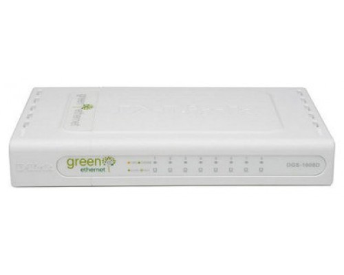 D-Link DGS-1008D - Conmutador - Switch 8 puertos - EN,