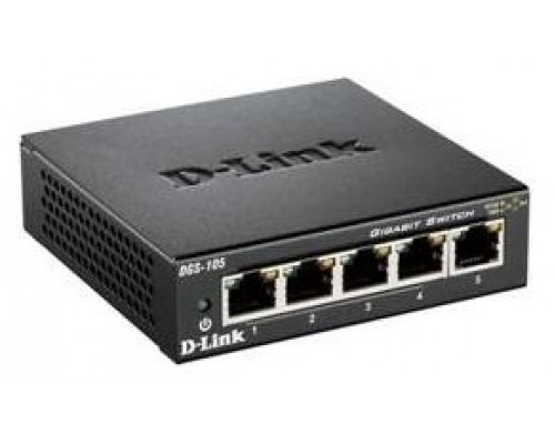 SWITCH D-LINK DGS-105 5PTOS 10/100/1000 (Espera 4 dias)