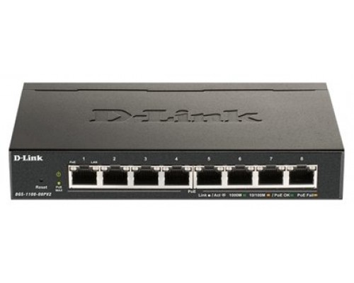 SWITCH D-LINK  8P DGS-1100-08PV2/E 10/100/1000