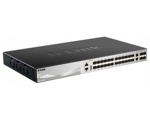 SWITCH GESTIONABLE L3 D-LINK STACKABLE DGS-3130-30PS/E