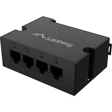 SWITCH LANBERG POE EXT DIN-FE4-AT-30W 1XIN 3XOUT DIN RAIL AT 30W METAL CLIPS-1422 SWITCH LANBERG POE EXT DIN-FE4-AT-30W 1XIN 3XOUT DIN RAIL AT 30W METAL CLIPS