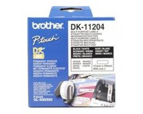 ROLLO ETIQUETAS BROTHER DK11204 17X54 (Espera 4 dias)