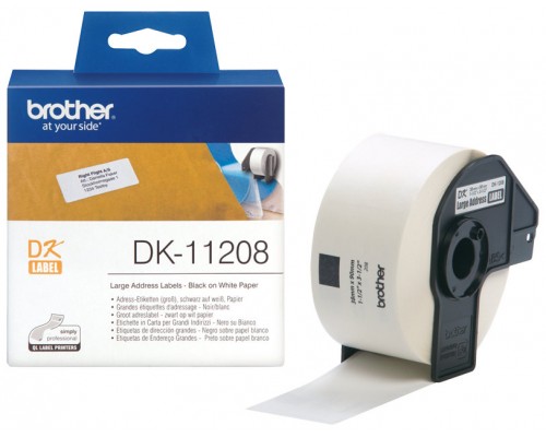 BROTHER Rollo de Etiquetas de 38x90mm de 400 Uds.