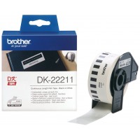 BROTHER Rollo de Pelicula Plastica Continua Blanca de 29mm x 15,24m