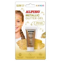 BLÍSTER MAQUILLAJE CON COLOR Y PURPURINA GLITTER DORADO ALPINO DL000602 (Espera 4 dias)