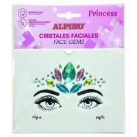 ALPINO GEMAS FACIALES ADHESIVAS PRINCESS ALPINO DL000630 (Espera 4 dias)