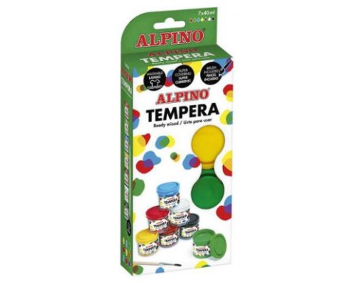 ESTUCHE TEMPERA 7 X 40ML ALPINO DM020921 (Espera 4 dias)