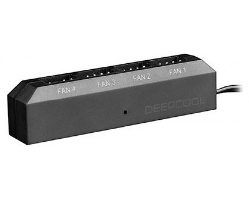 HUB VENTILADORES DEEPCOOL FH-04 HUB 4 PUERTOS NEGRO