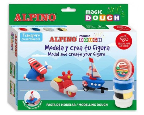 SET MAGIC DOUGH TRANSPORT ALPINO DP000530 (Espera 4 dias)