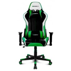 DRIFT DR175 Silla para videojuegos universal Asiento acolchado Negro, Verde, Blanco (Espera 4 dias)