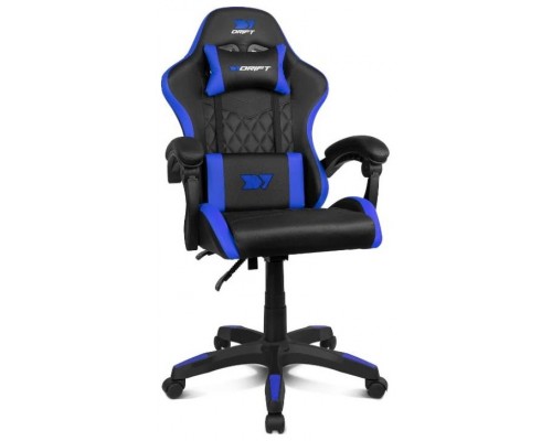 DRIFT Silla Gaming DR35 Negra-Azul El&eacute;ctrico