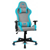 SILLA GAMING DRIFT DR90 PRO GRIS-AZUL