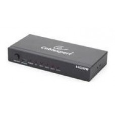 Gembird Divisor de HDMI 4 Puertos Negro