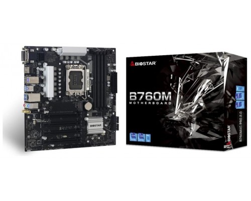 PB BIOSTAR B760MXC PRO Skt 1700 4XDDR5 2M,2 GEN4X1