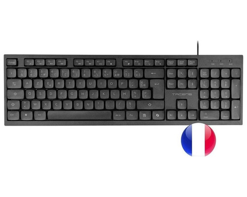 TECLADO TACENS USB AK02FR SILENCIOSO PERFIL BAJO-1601 TECLADO TACENS USB AK02FR SILENCIOSO PERFIL BAJO