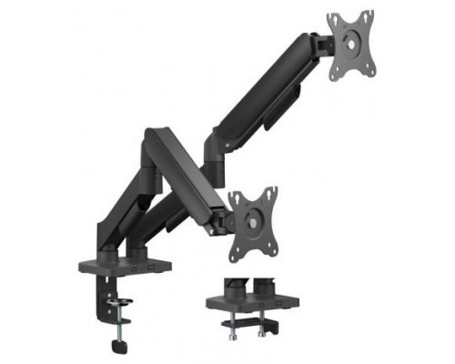 AISENS - SOPORTE DE MESA ECO CONTRAPESO GIRATORIO E INCLINABLE PARA MONITOR/TV 9KG (3 PIVOTES, 2 BRAZOS) DE 17-32, NEGRO