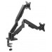 AISENS - SOPORTE DE MESA ECO CONTRAPESO GIRATORIO E INCLINABLE PARA MONITOR/TV 9KG (3 PIVOTES, 2 BRAZOS) DE 17-32, NEGRO