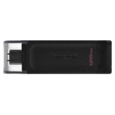 PENDRIVE KINGSTON 128GB USB-C 3.2 DT70 NEGRO (Espera 4 dias)