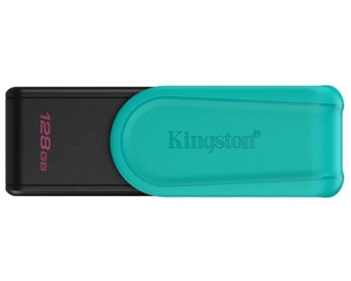 Kingston Technology DataTraveler 128GB Portable USB 3.2 Gen 1 Exodia S (Black/Turquoise) (Espera 4 dias)