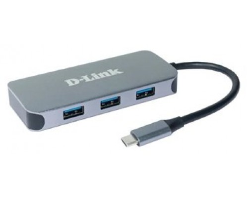 HUB USB-C D-LINK 6 EN 1 (HDMI 3USB3.0 LAN 1USB-C)